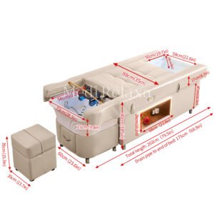 Head Spa Bed - Foot Bath Deluxe