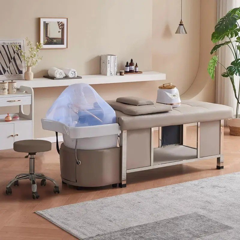 Komorebi head spa bed in a treatment room