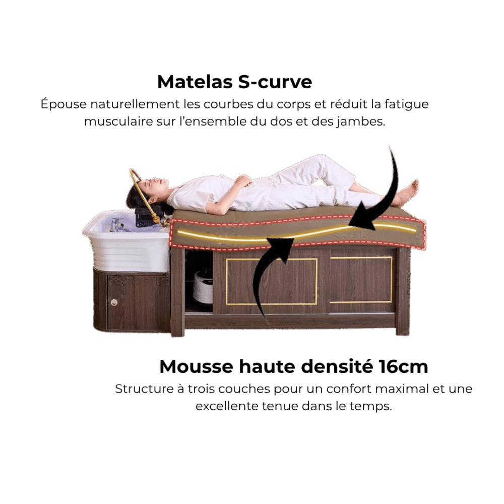 Head Spa Table – Aoi, professional head spa equipment