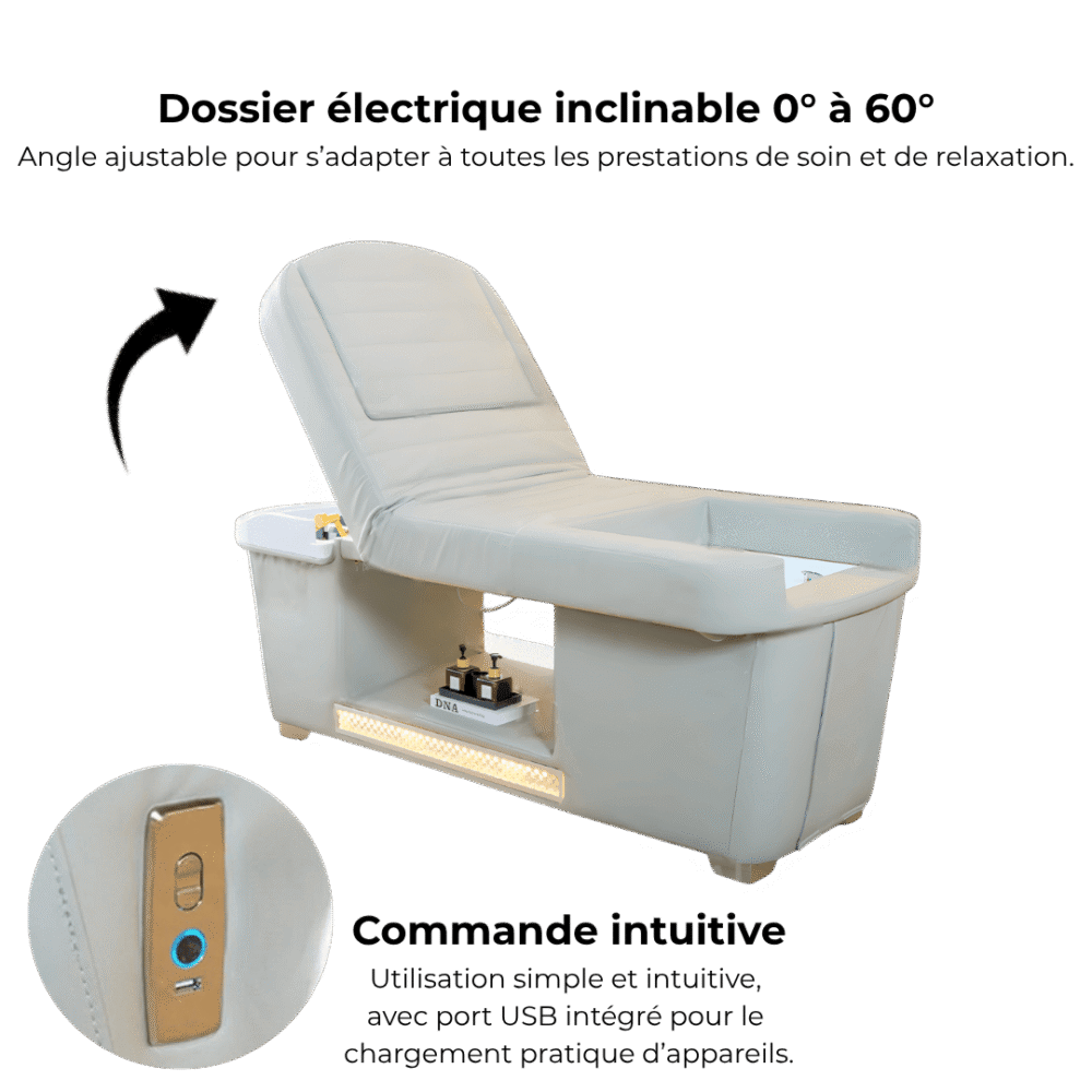 Head Spa Table – Rindo, professional head spa equipment