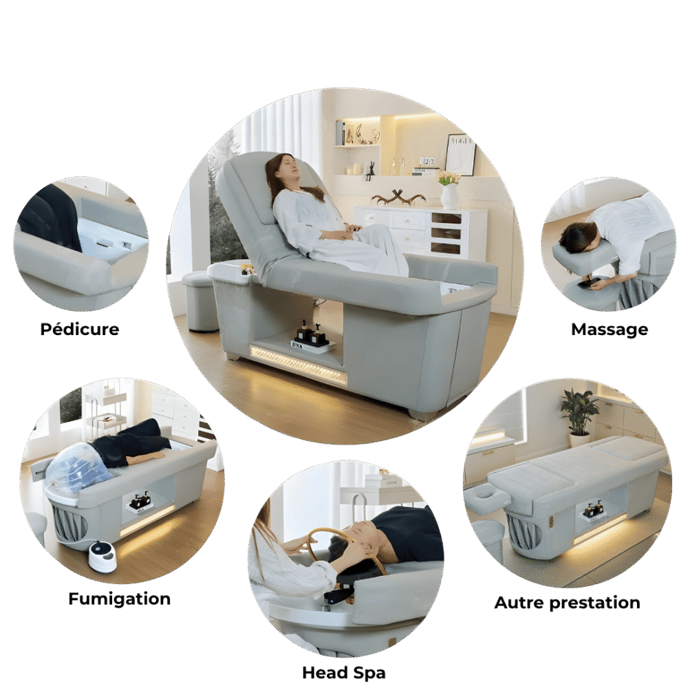 Head Spa Table – Rindo, professional head spa equipment