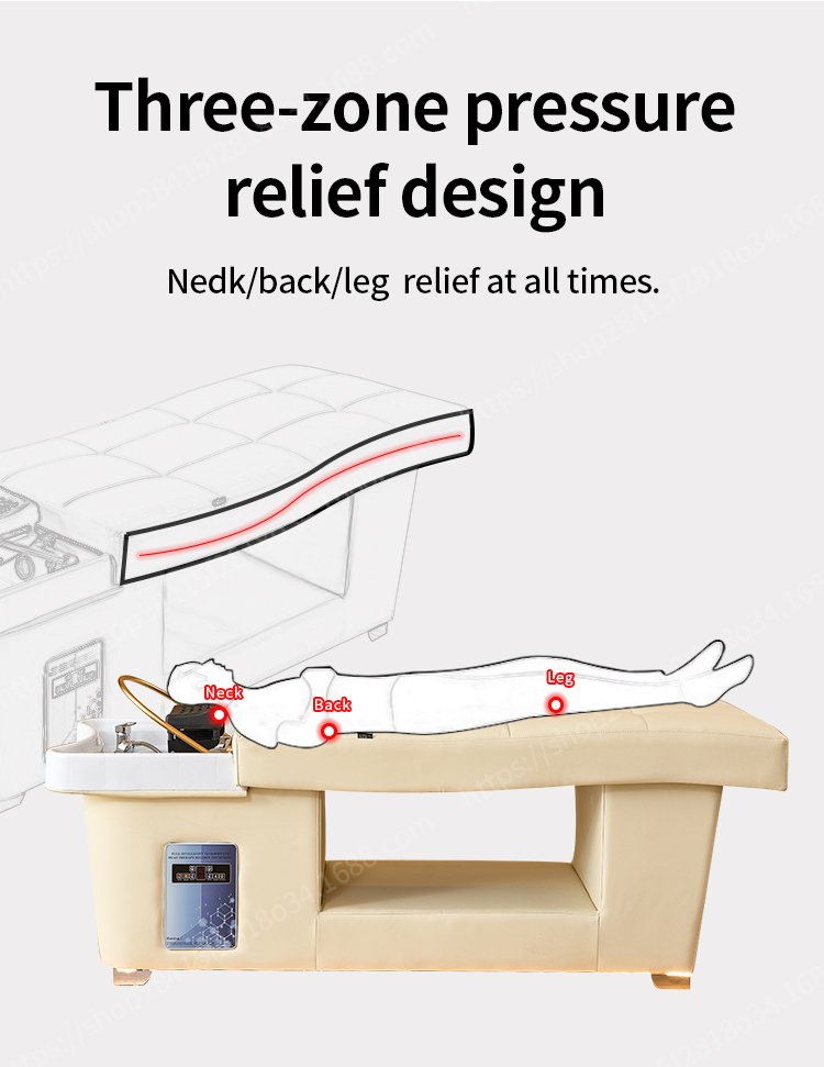 Head Spa Bed 620 detail