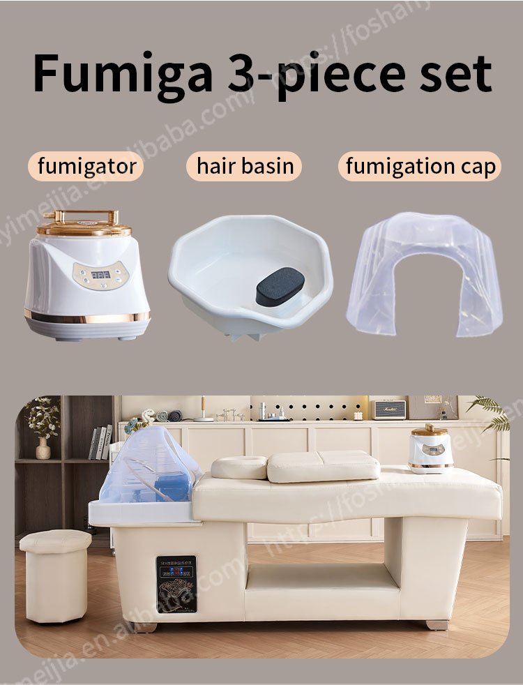Head Spa Bed 620 detail