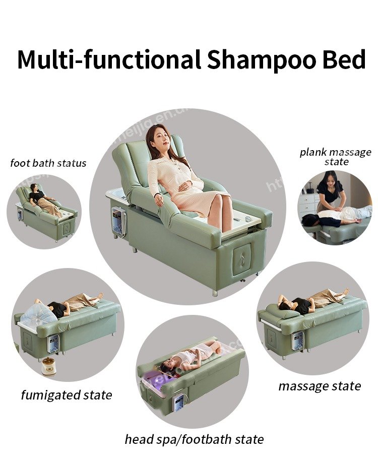 Head Spa Bed 631 detail