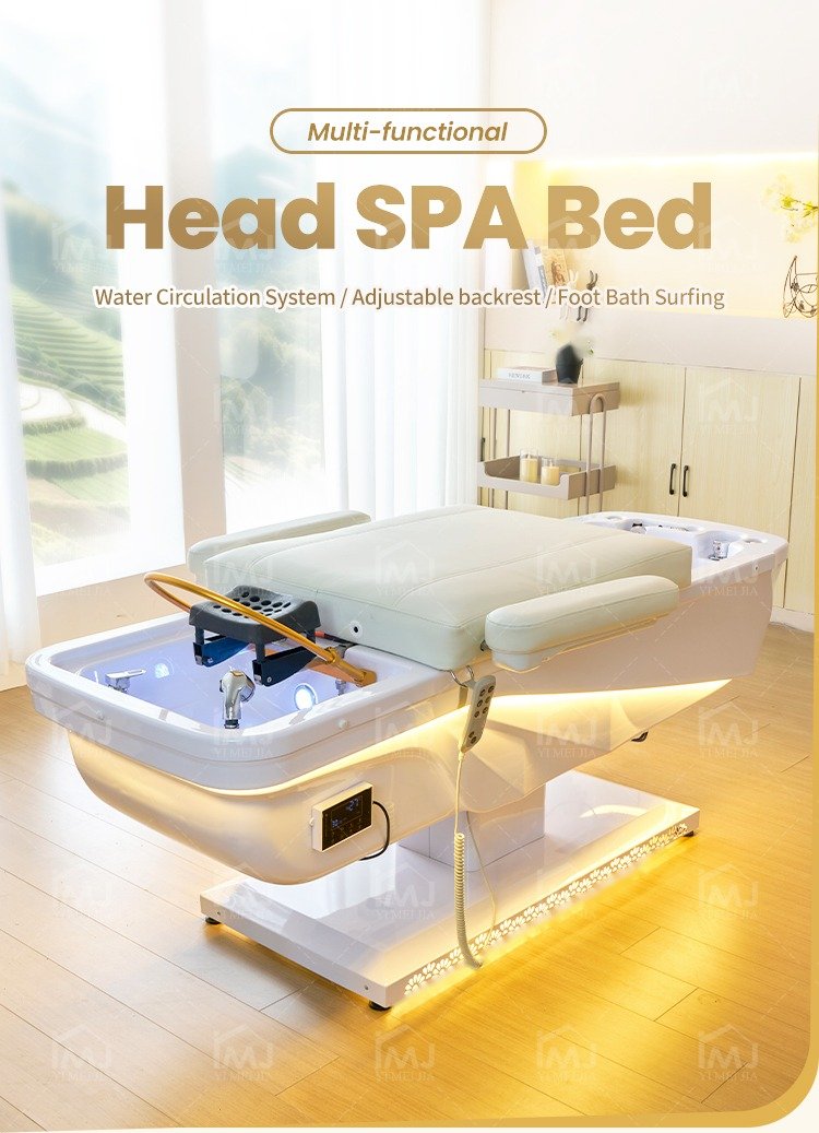 Head Spa Bed 645 detail
