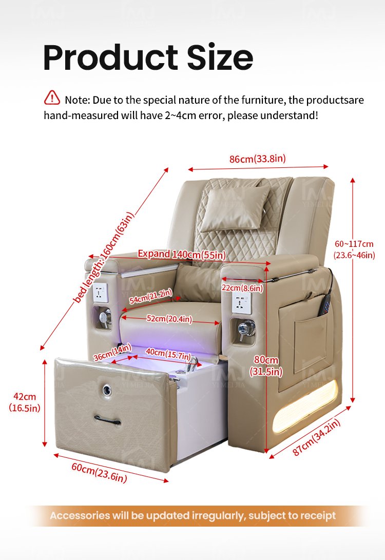 Pedicure Chair M47 detail