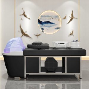 Head Spa Bed Sazanami, professional head spa equipment