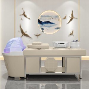 Head Spa Bed Sazanami, professional head spa equipment