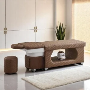 Head Spa Table - Asagi in a salon, view 2