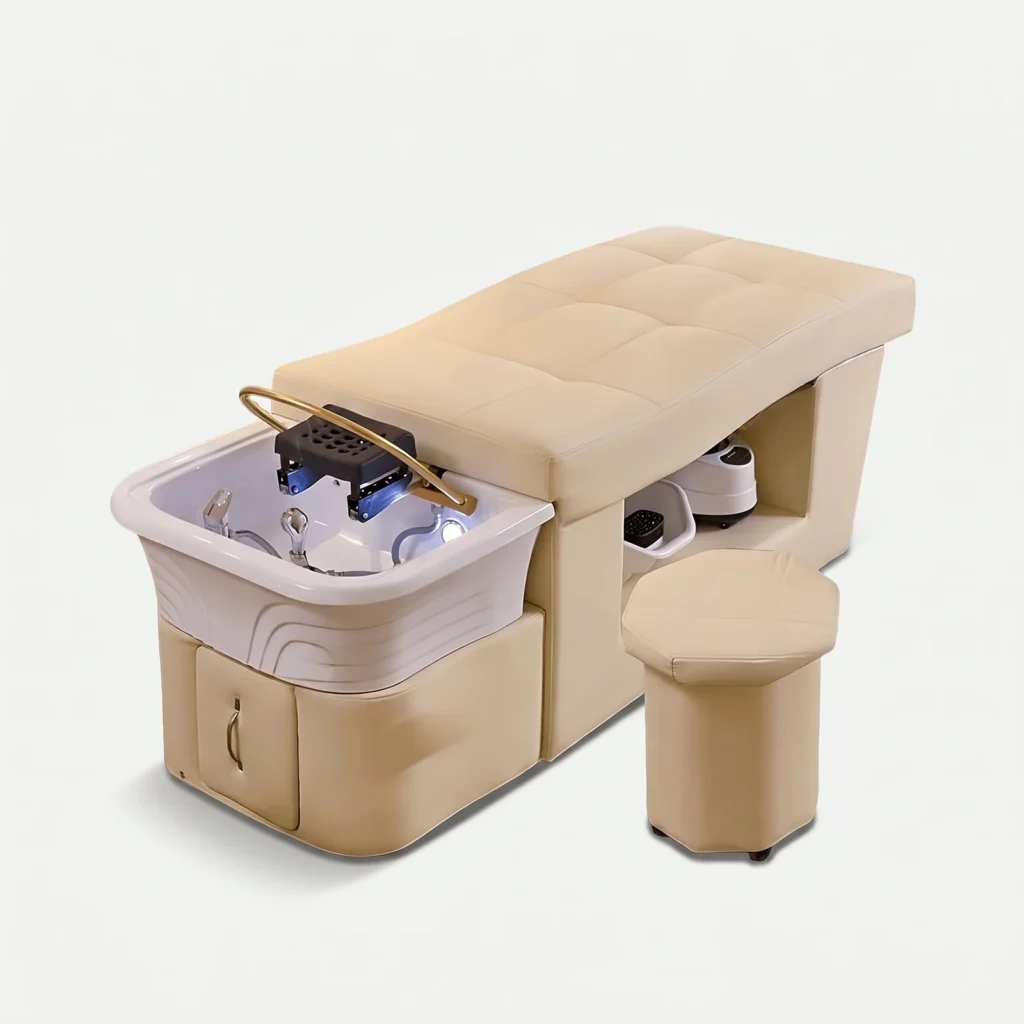 Head Spa Table - Asahi professional head spa equipment, studio photo
