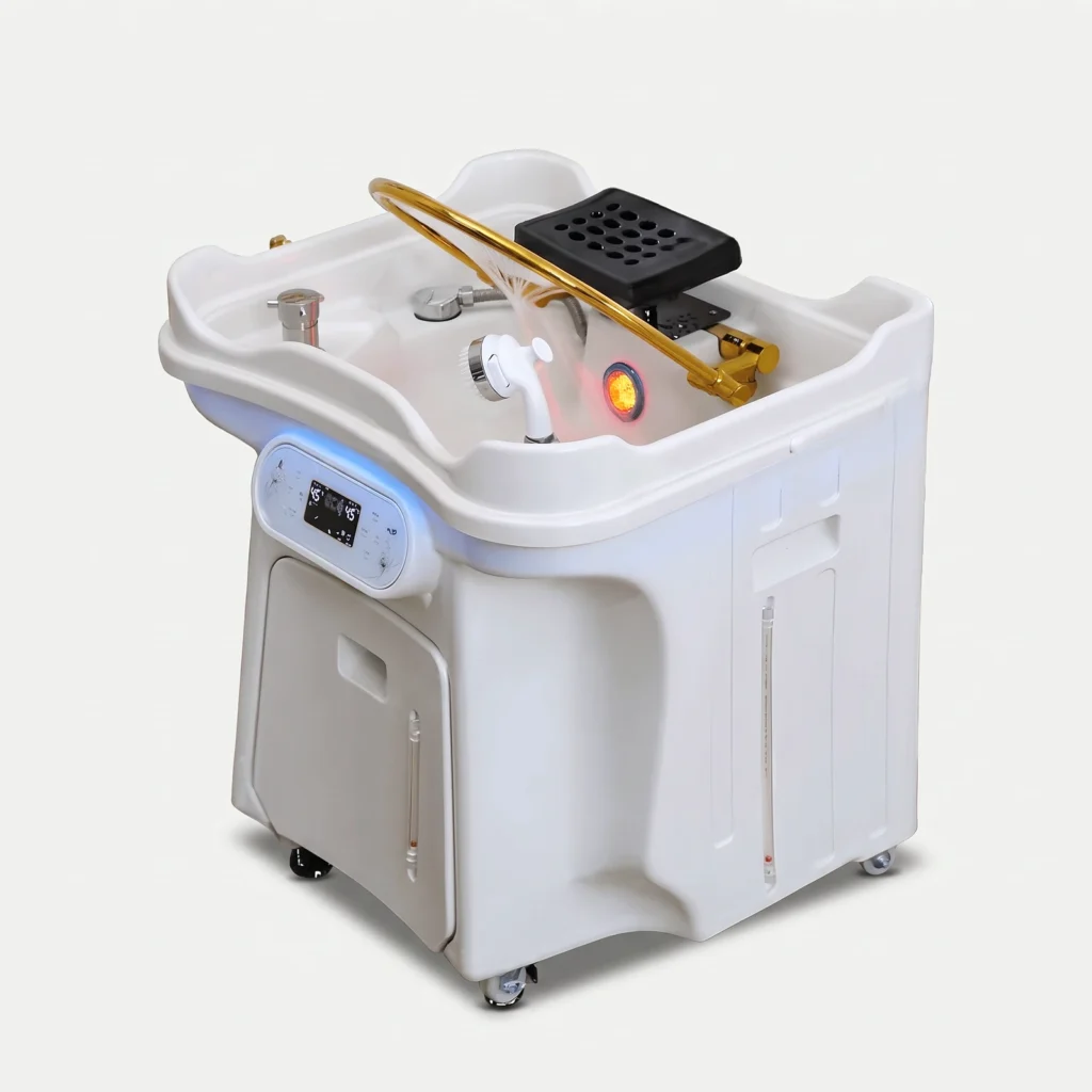 Head Spa Basin - Nagisa professional head spa equipment, studio photo