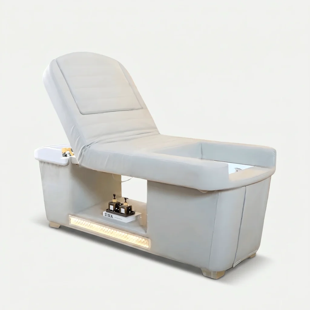 Head Spa Table - Rindo professional head spa equipment, studio photo