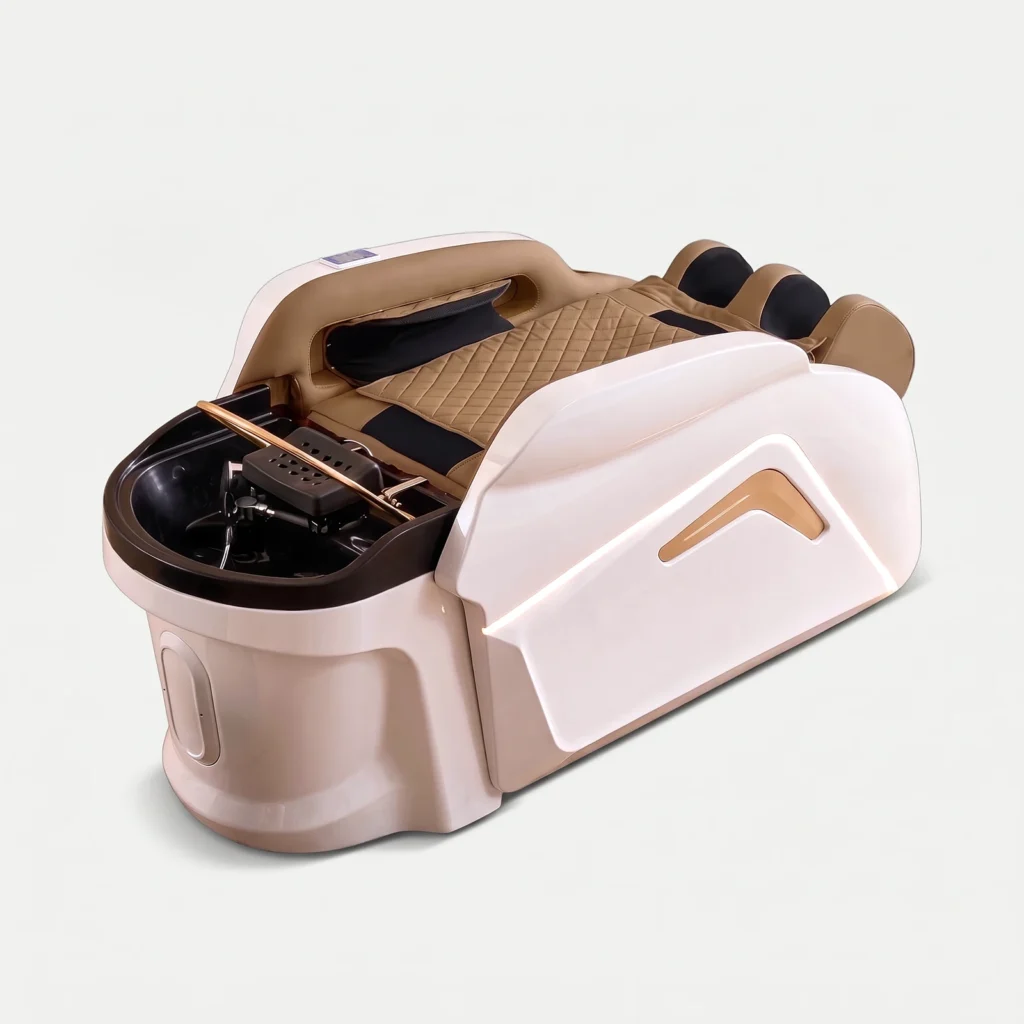 Head Spa Bed - Yawara professional head spa equipment, studio photo