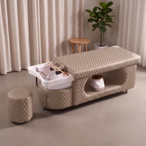 Head Spa Table - Asagi in a beauty salon
