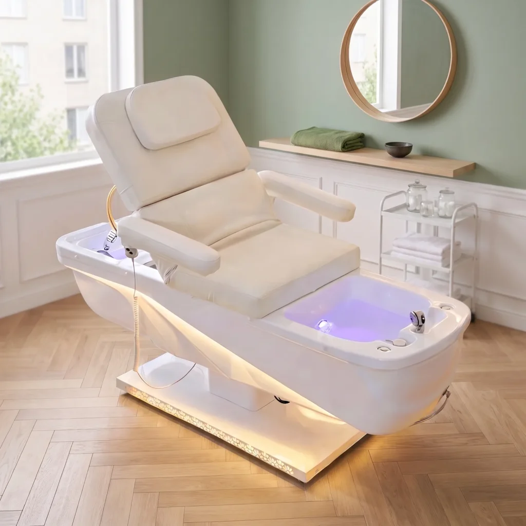 Head Spa Table - Kogane in a beauty salon