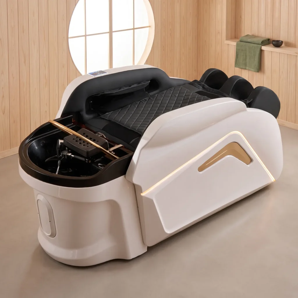 Head Spa Bed - Yawara in a beauty salon