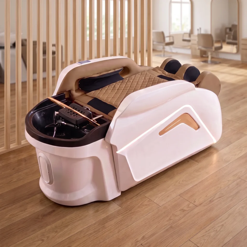 Head Spa Bed - Yawara in a beauty salon
